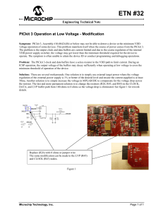 ETN32 PICkit 3 Operation at Low Voltage