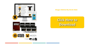 Shogun Method E-BOOK Free PDF Download Derek Rake