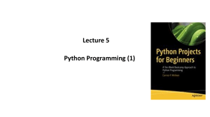 Lecture 5 Python (1)(1)