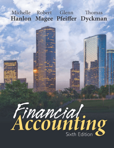 financial-accounting-michelle-hanlon-robert-magee--6th edition