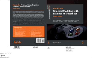 Shmuel Oluwa - Hands-On Financial Modeling with Excel for Microsoft 365  Build your own practical financial models for effective forecasting, valuation, trading, and growth analysis, 2nd Edition-Packt