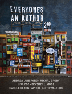 Andrea Lunsford, Michal Brody, Lisa Ede, Beverly Moss, Carole Clark Papper, Keith Walters - Everyone's an Author (Third Edition)-W. W. Norton & Company (2020)