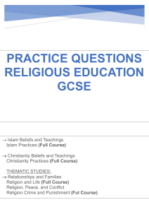 PRACTICE QUESTIONS BOOKLET
