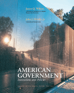 American Government Textbook: Institutions & Policies