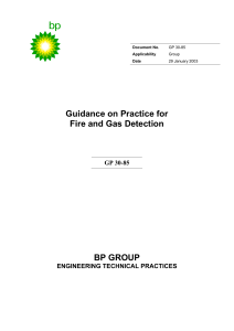 GP 30-85 Fire and Gas Detection