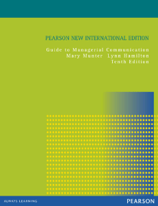Munter, Mary Hamilton, Lynn - Guide to managerial communication-Pearson Education (2013 2014)