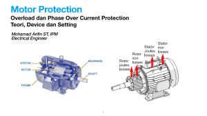 01 Protection Motor - Overload dan Phase Over Current