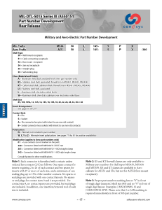 MIL-DTL-5015 Connector Part Number Guide