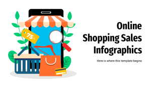 Online Shopping Sales Infographics by Slidesgo