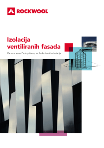 ROCKWOOL Rješenja za Izolaciju Ventiliranih Fasada