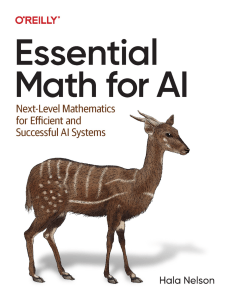Essential Math for AI-2023-英文版