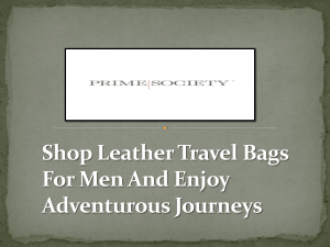 Find The Stylish And Durable Leather Travel Bags For Men