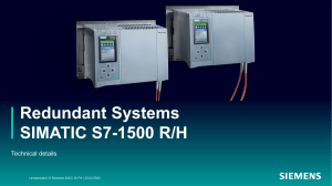 SIMATIC S7-1500 Redundant Systems - EN