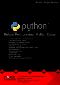 Belajar Pemrograman Python Dasar