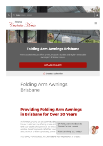 Folding Arm Awnings Brisbane