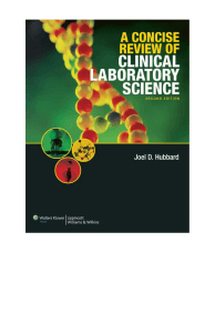 a concise review of clinical laboratory science-2nd edition