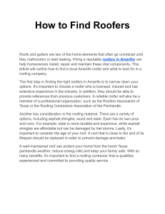 How to Find Roofers