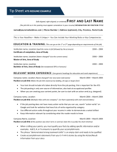 TipSheets-ATS-Resume-Example