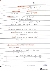 C1- Common Properties of Fluids