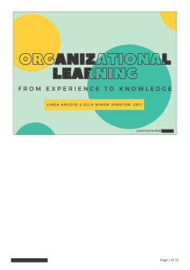 Organizational Learning-2
