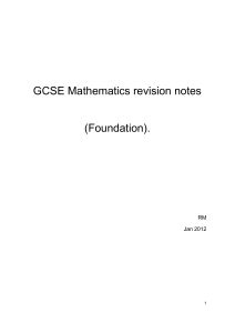 GCSE-Foundation-Tier-Revision-notes