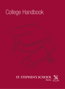 SSS college handbook web