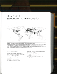 Introduction to Demography: Textbook Chapter