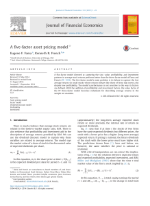 A five-factor asset pricing model