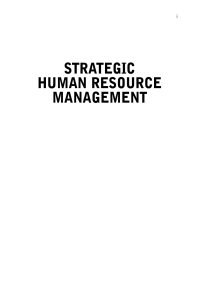 strategic-human-resource-management-a-guide-to-act 4th 