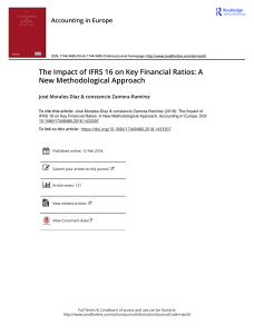 IFRS 16 - Leases