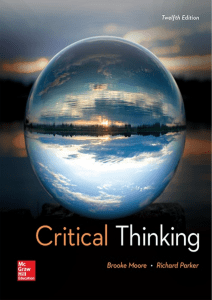 Brooke Noel Moore, Richard Parker - Critical Thinking (2017, McGraw-Hill Education) - libgen.li