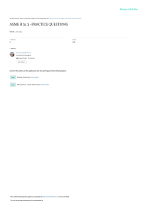ASMEB31.3PRACTICEQUESTIONS