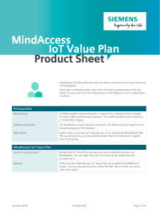 MindAccess IoTValuePlan ProductSheet v1801