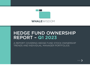 Hedge Fund Ownership Report Q1 2023 - WhaleWisdom