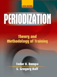 Periodization  Theory and Methodology of Training 5th Edition