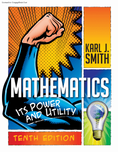 mathematics - its power and utility 10e - k smith  student 