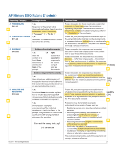 Annotated Rubric