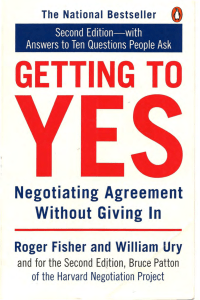 Getting to Yes  Negotiating Agreement Without Giving In   ( PDFDrive )