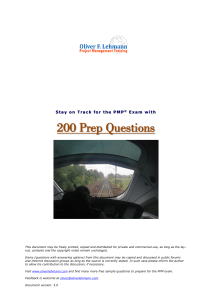 200 PMP Sample Questions
