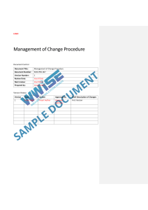 EMS-PRO-007-Change-Management-Procedure