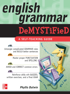 English grammar Demystified