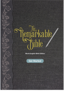 the remarkable bible web