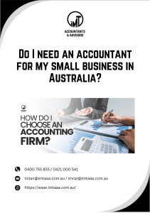 Do I need an accountant for my small business in Australia