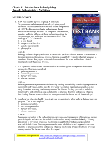 Pathophysiology 7th Edition Test Bank