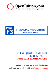 acca f3 practice questions opentuition