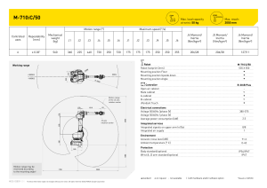 Datasheet M-710iC-50