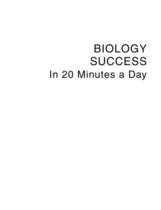 EBSCO CLEP Biology Success In 20 mins a Day