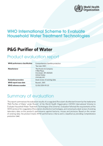 whoscheme r1 productreport pgpurifierofwater