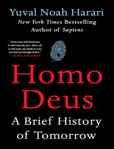 homo deus a brief history of tomorrow