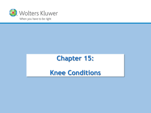 Chapter 15 Knee Conditions 